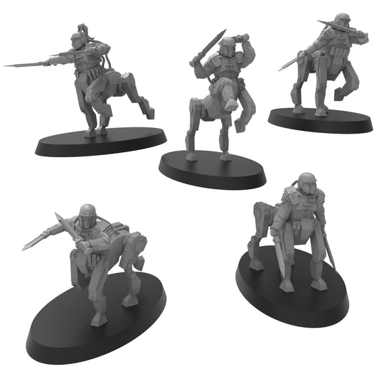 Roman Centaur Cavalry, Semi-Modular Sci-Fi warriors by ThatEvilOne, Sci-fi Wargames Proxy