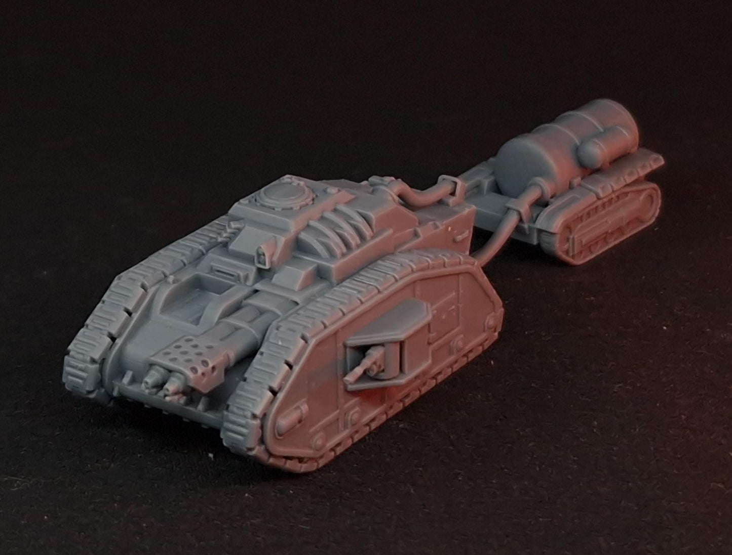 Lunar Auxilia Nero Heavy Crocodile Tank, 8mm Scale Monopose Sci-Fi warriors by ThatEvilOne