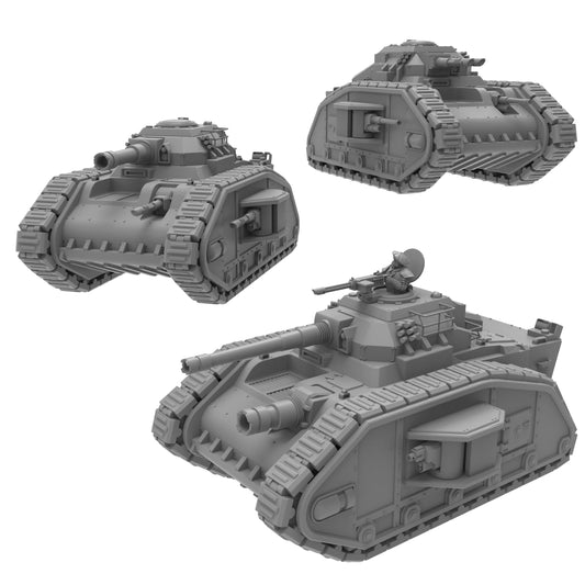 Heraclius Cavalry Tank, Modular Sci-Fi Vehicle by ThatEvilOne, Sci-Fi Wargames Proxy, Imperial heretic Auxillia Super Heavy Tank