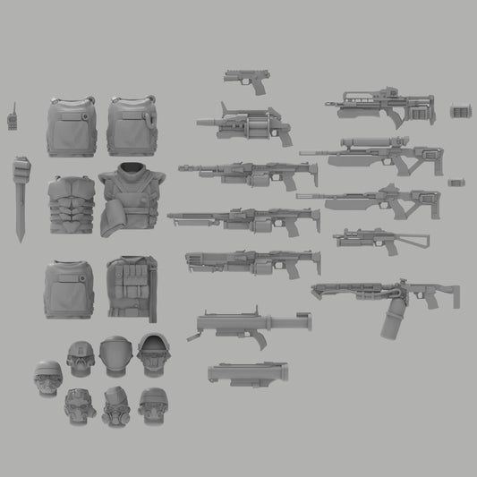 Heck Ghosts Asset Pack, Sci-Fi Modular Conversion Bits by ThatEvilOne