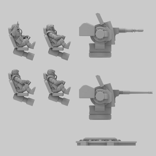 Heck Ghosts Heavy Support Platforms, Semi-modular Sci-Fi warriors by ThatEvilOne, Sci-Fi Wargames Guard Proxy, Imperial Auxilia Army