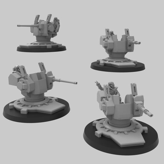 Heck Ghosts Heavy Support Platforms, Semi-modular Sci-Fi warriors by ThatEvilOne, Sci-Fi Wargames Guard Proxy, Imperial Auxilia Army