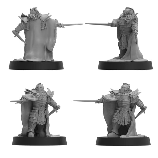 Smol Genewarrior Legion Master, 8mm scale monopose Sci-Fi Character Model by ThatEvilOne, Miniature Sci-Fi Wargames Proxy