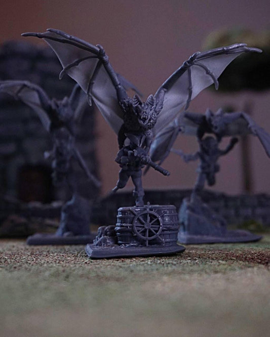 Flying zombie buccaneers, Modular Undead Swashbucklers by Landor Miniatures! Vampire Coast for Fantasy Wargames