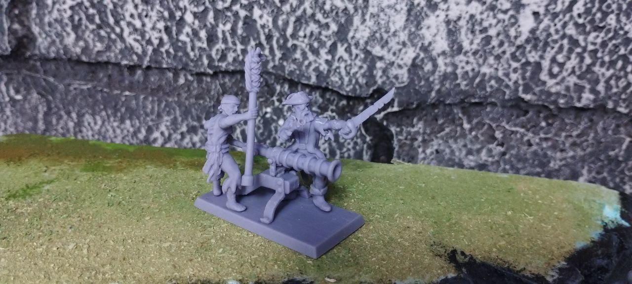 Zombie Pirates Falconets, Modular Undead Swashbucklers by Landor Miniatures! Vampire Coast for Fantasy Wargames