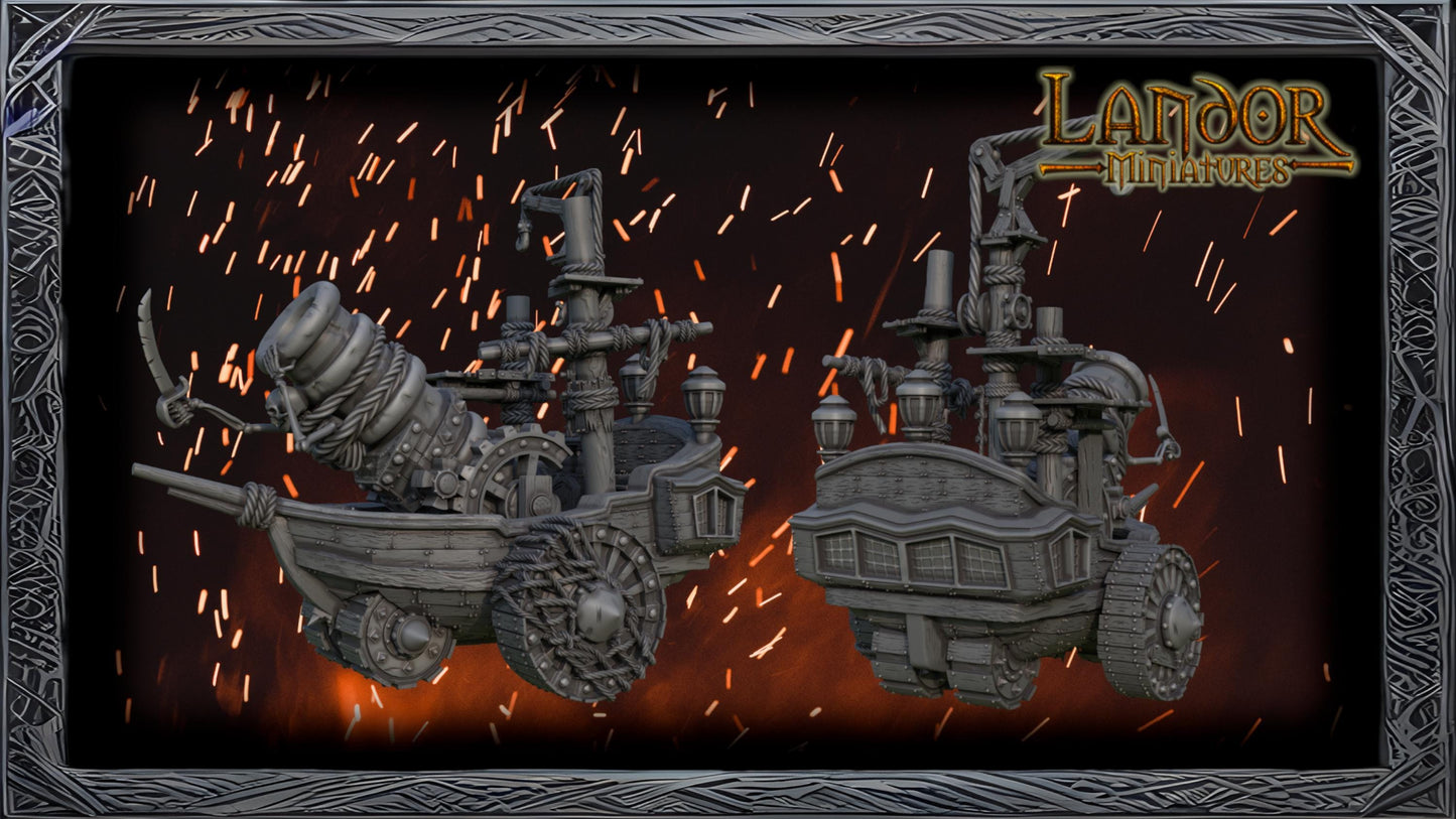 The Fury of the Depths, Modular Undead Colossus by Landor Miniatures! Vampire Coast for Fantasy Wargames