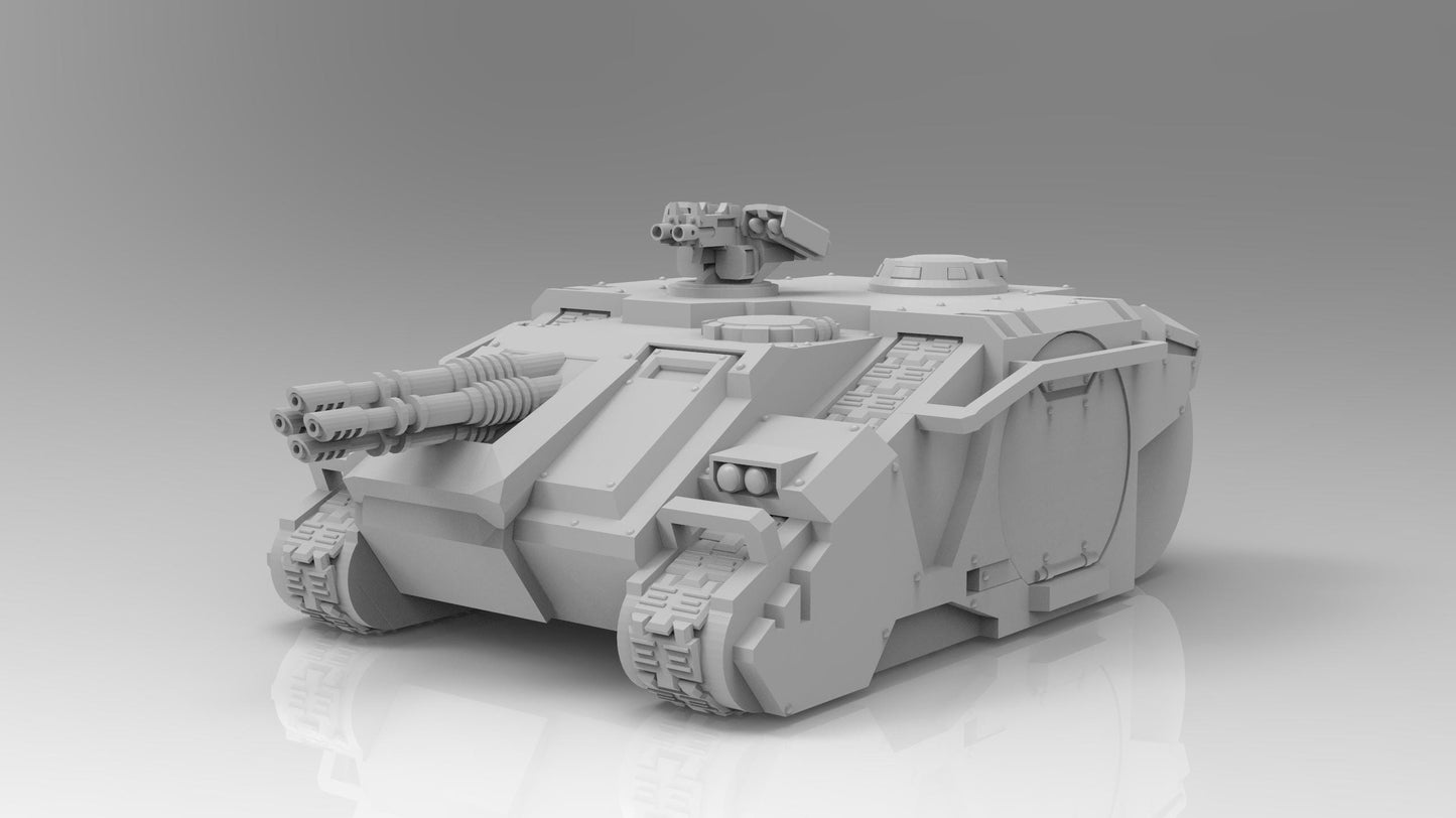 Perfect Sons Genewarrior Assault Guns Tank Destroyer, Multipart modular Sci-Fi Vehicle by ThatEvilOne, Sci-Fi Wargames Proxy