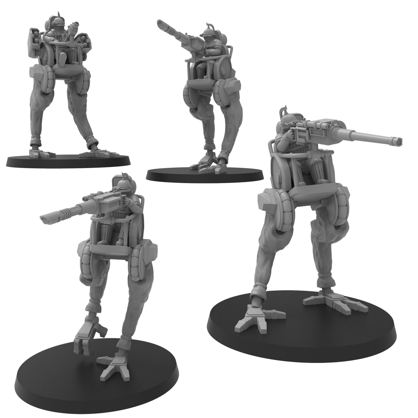 Foederatii MOA Scout Walker, Imperial Guard, monopose Sci-Fi warriors by ThatEvilOne, Sci-Fi Wargames Guard Proxy