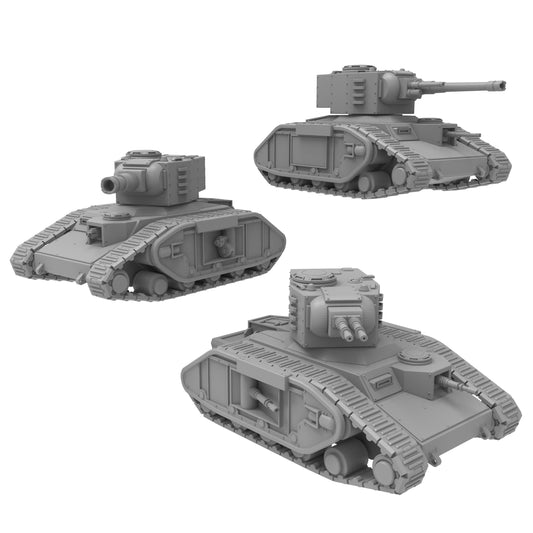 Foederatii Basileus MBT, Modular Sci-Fi Vehicle by ThatEvilOne, Sci-Fi Proxy, Super Heavy Tank