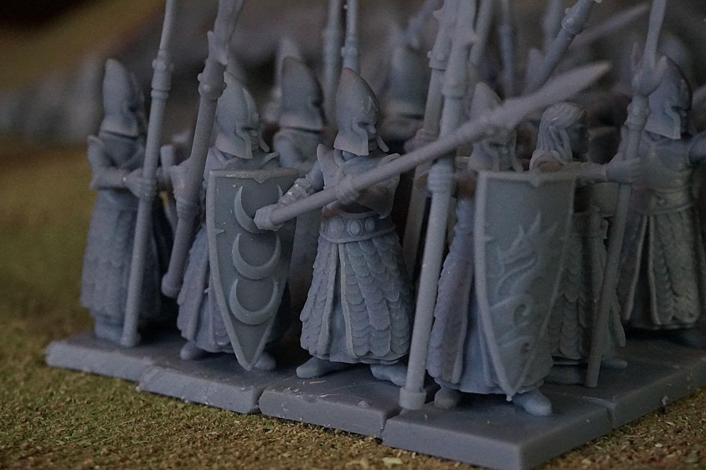 Elven Spearmen, Modular High Elven miniatures by Landor Miniatures! High Elves for Fantasy Wargames