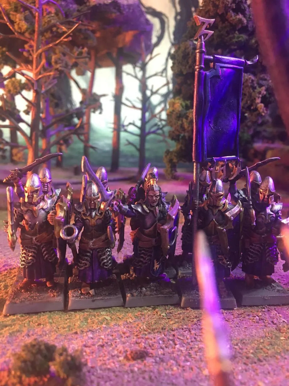 Dark elves Swordsmen, Modular Dark Elven miniatures by Landor Miniatures! Dark Elves for Fantasy Wargames