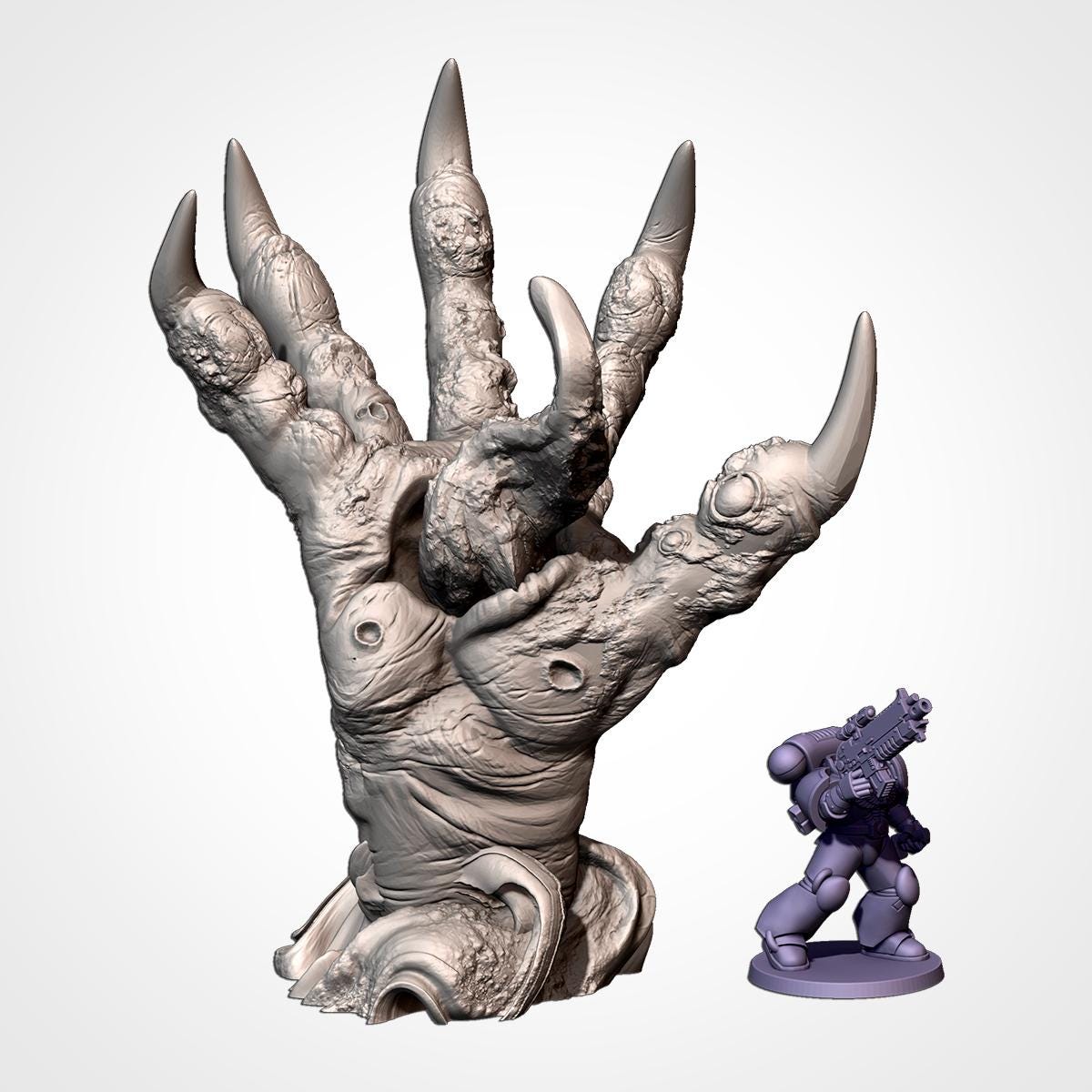 Modular HELLISH TERRAIN Txarli Factory Infected Tyranid Building Terrain Cityscape Set, Perfect for Tabletop Wargames