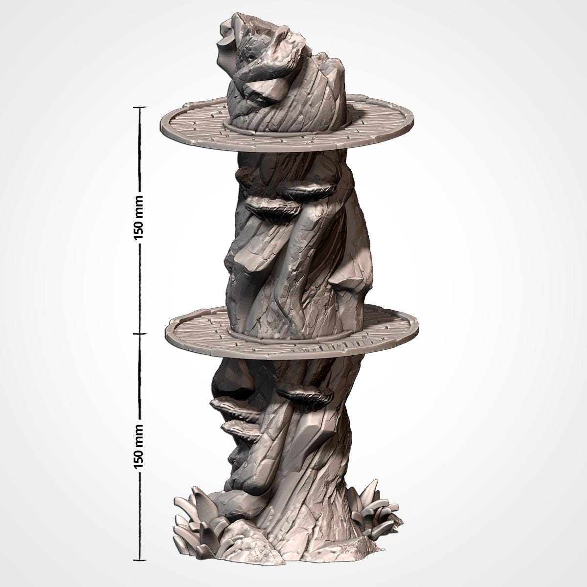 MODULAR GIANT TREES Txarli Factory Forest Hideout Modular Terrain Set, Perfect for Tabletop Wargames