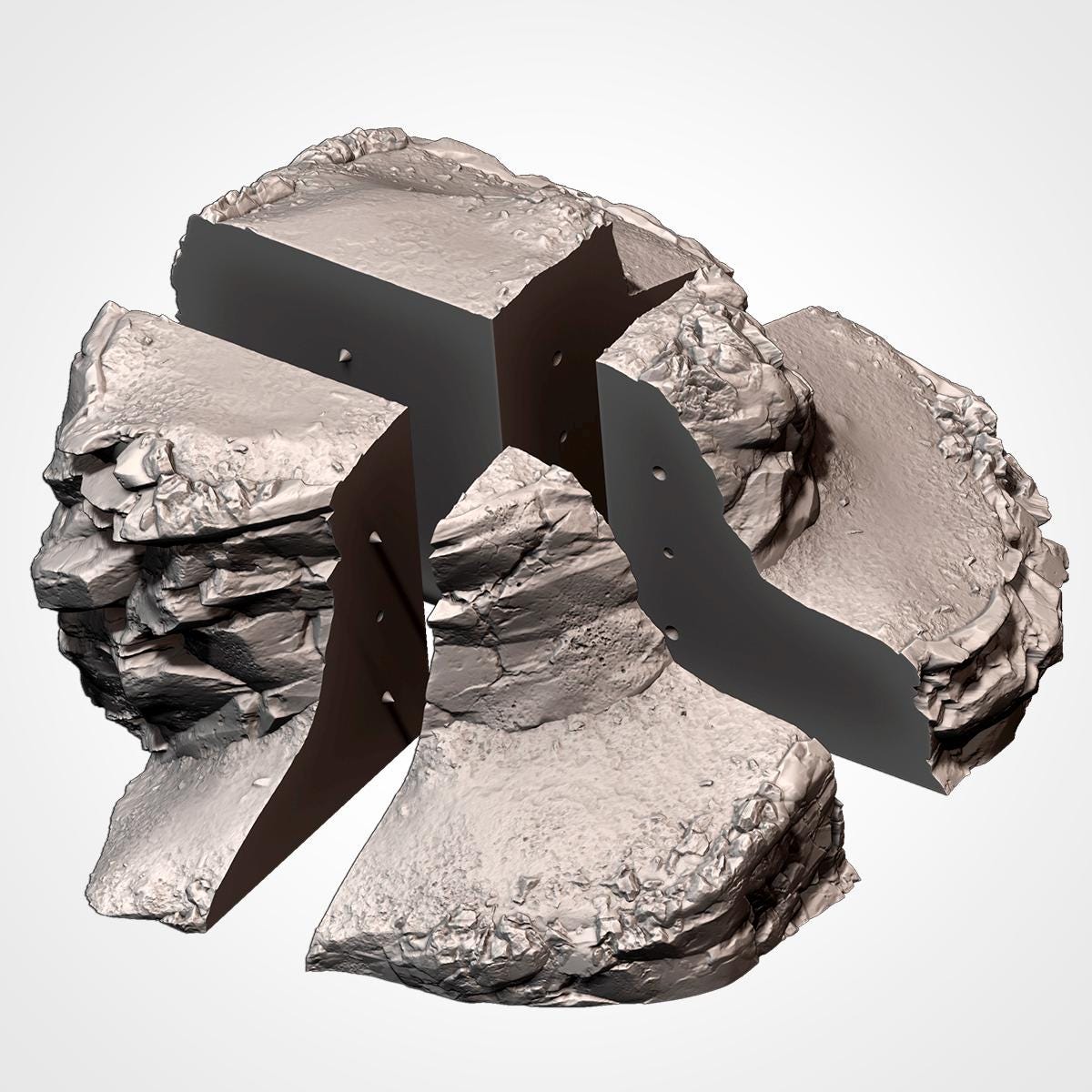 MODERN HILLS Modular Wargaming Hill Terrain by Txarli Factory for Tabletop Wargames