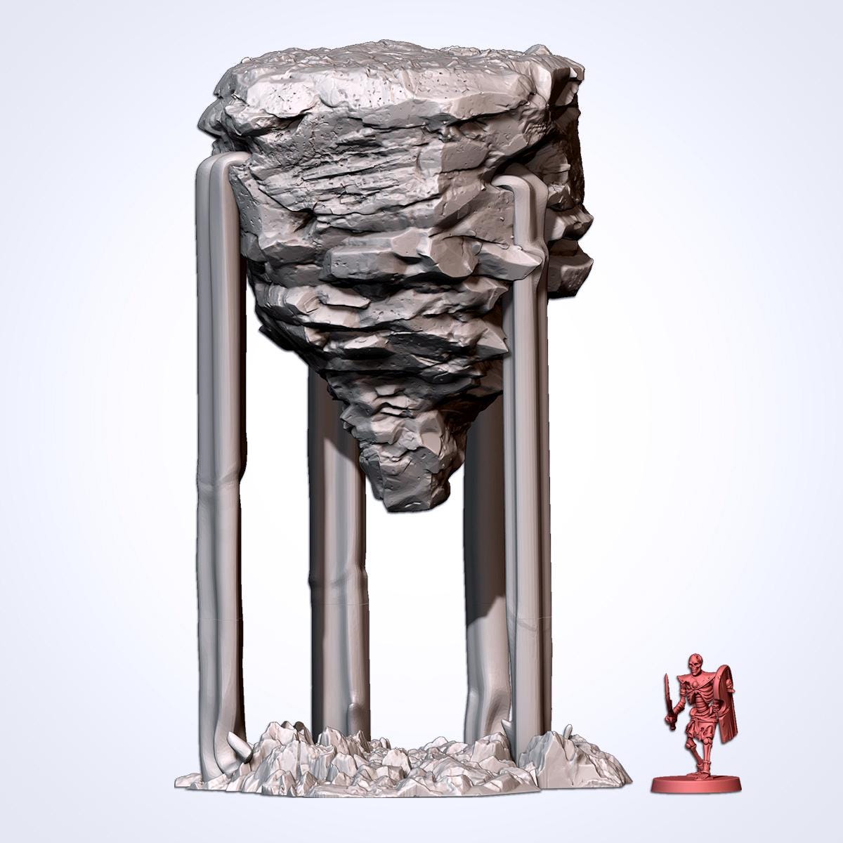 Modular FLOATING ROCKS Txarli Factory Fantasy Dimension Terrain, Gravitational Anomaly Set, Perfect for Tabletop Wargames