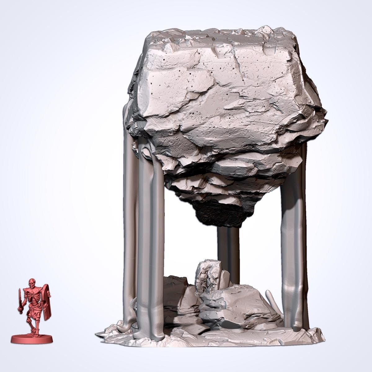 Modular FLOATING ROCKS Txarli Factory Fantasy Dimension Terrain, Gravitational Anomaly Set, Perfect for Tabletop Wargames