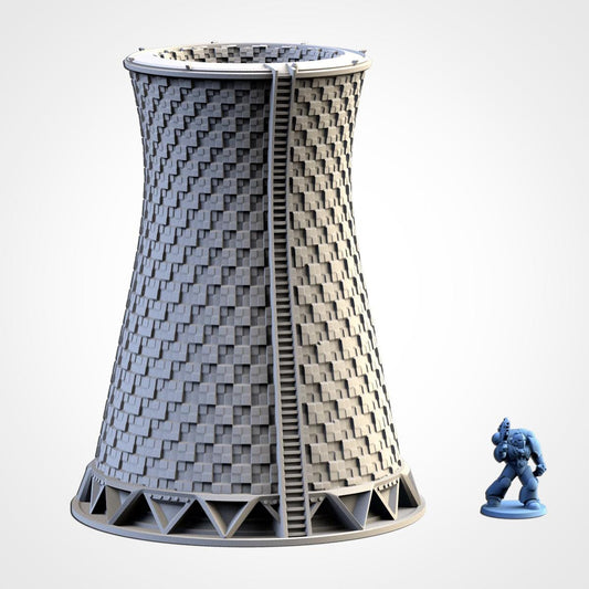 Modular NUCLEAR PLANTS Txarli Factory Sci-Fi Building modular Industrial Set, Perfect for Tabletop Wargames