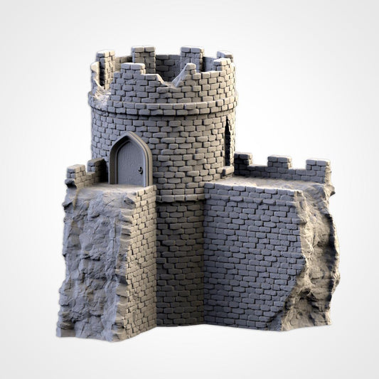 Modular RUINED CASTLE by Txarli Factory Fantasy Terrain Ruined Castle Set, Perfect for Tabletop Wargames