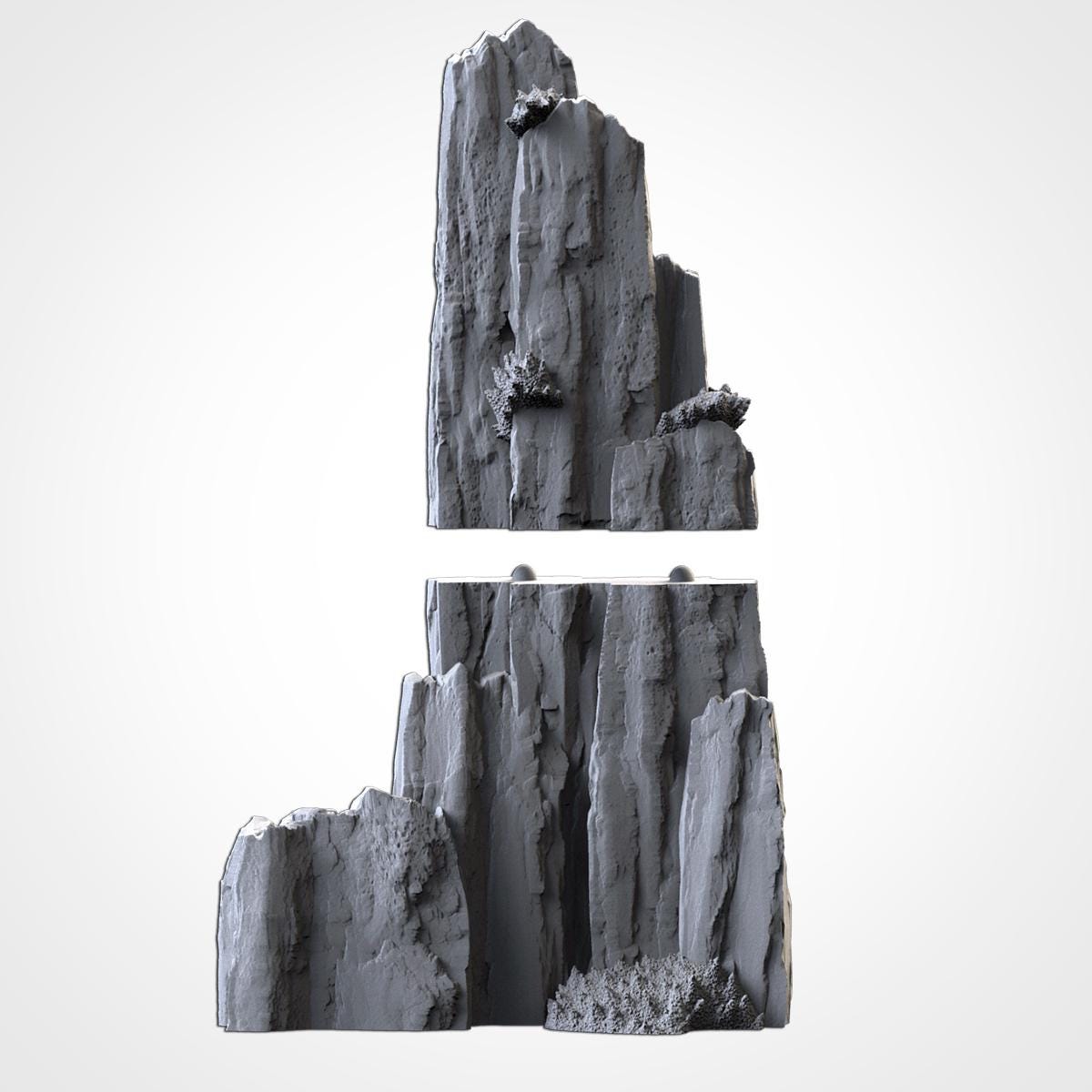 HIGH MOUNTAINS Modular Wargaming Hill Terrain by Txarli Factory for Tabletop Wargames