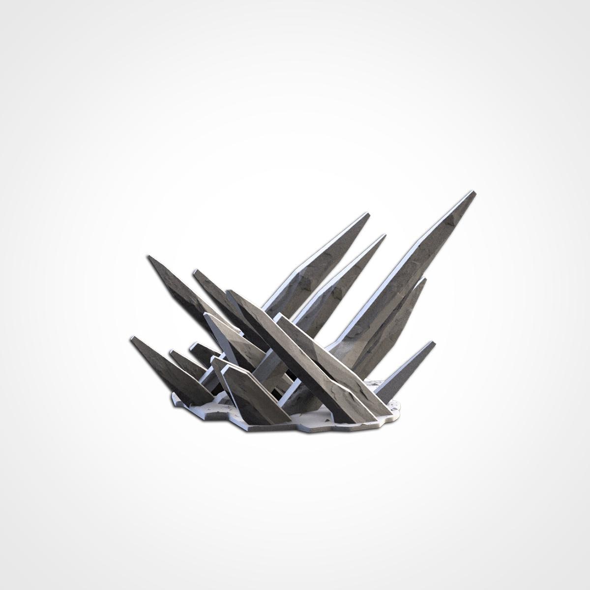 ICE CRYSTAL TERRAIN Modular Wargaming Hill Terrain by Txarli Factory for Tabletop Wargames