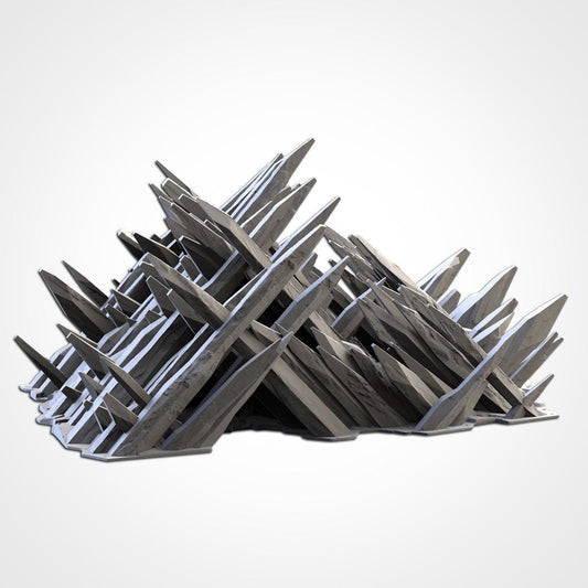 ICE CRYSTAL TERRAIN Modular Wargaming Hill Terrain by Txarli Factory for Tabletop Wargames