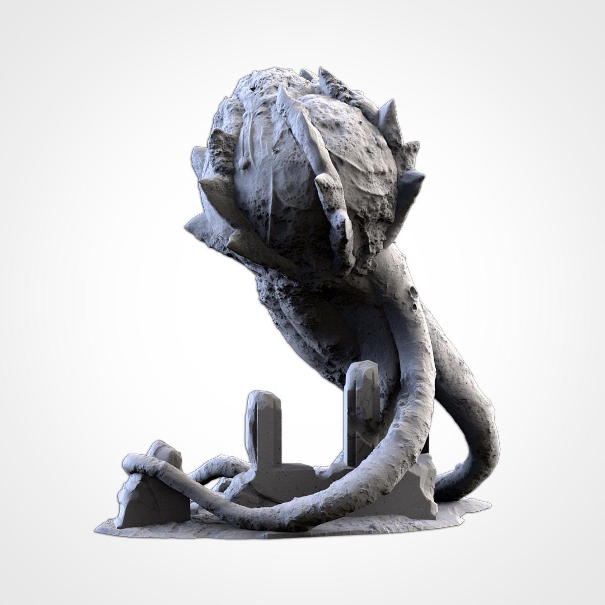 Modular SPORES Txarli Factory Infected Tyranid Building Terrain Cityscape Set, Perfect for Tabletop Wargames