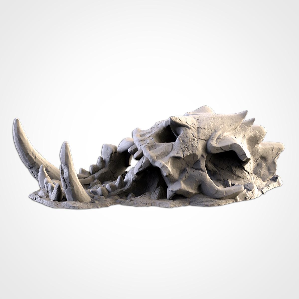 GIGANTIC BONES Modular Wargaming Undead World Terrain by Txarli Factory for Tabletop Wargames