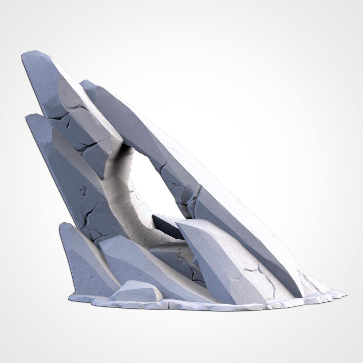 ICE MOUNTAINS Modular Wargaming Scatter Terrain by Txarli Factory for Tabletop Wargames