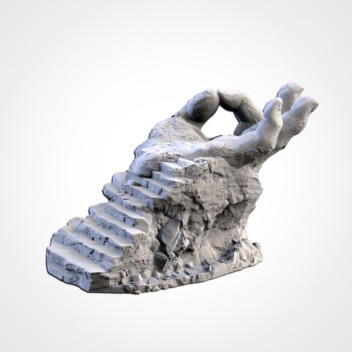 Modular MIDDLE EARTH terrain by Txarli Factory Fantasy Terrain Ruined Statues Set, Perfect for Tabletop Wargames