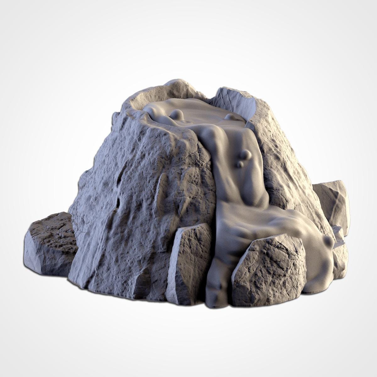 VOLCANIC TERRAIN Modular Wargaming Scatter Terrain by Txarli Factory for Tabletop Wargames