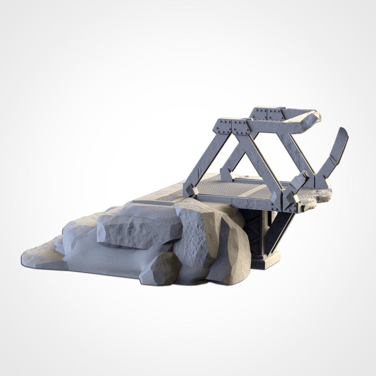 Modular METAL BRIDGES Terrain Cityscape Set, Perfect for Tabletop Wargames by Txarli Factory