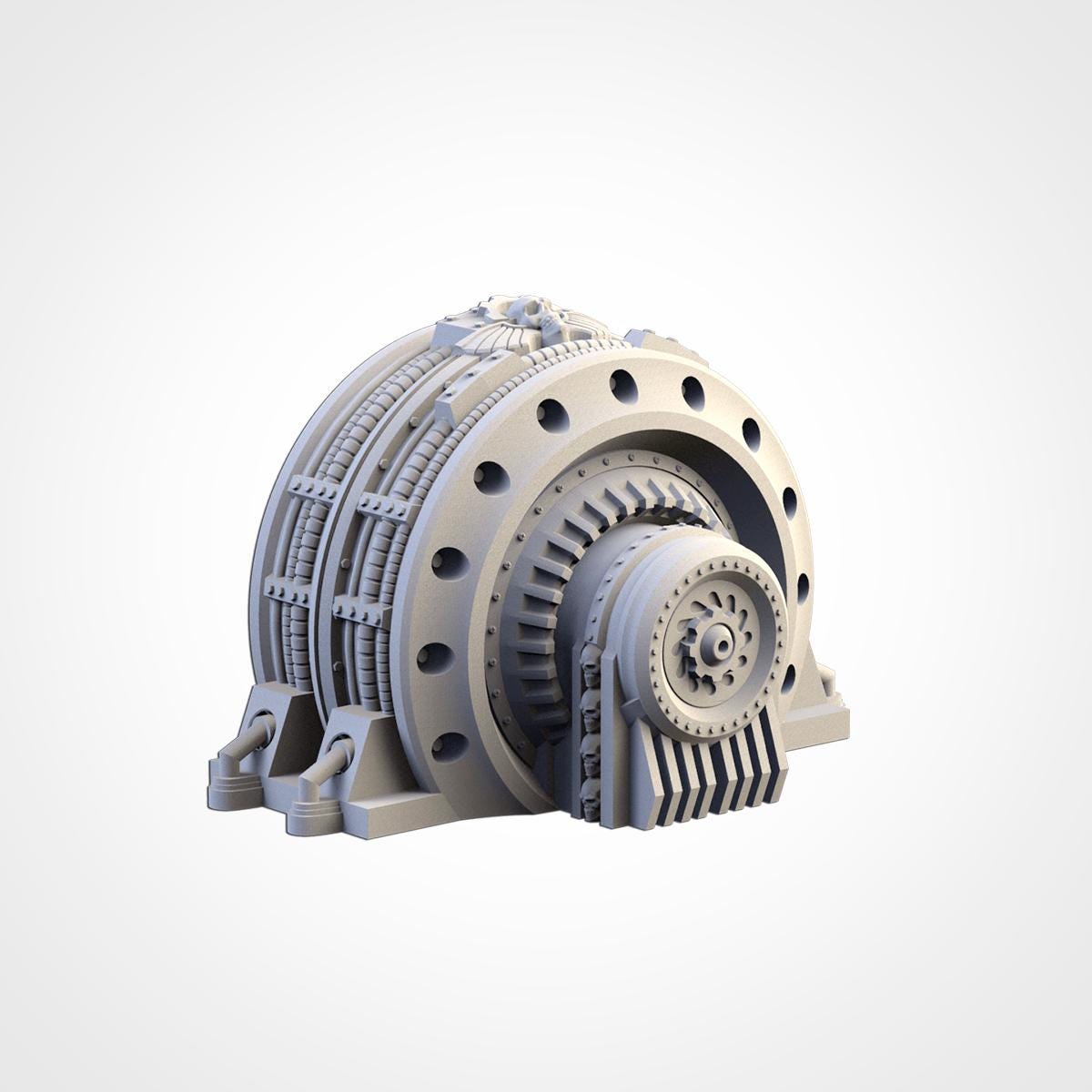 Modular MECHANICAL SECTOR set Txarli Factory Ruined Scatter Terrain Set, Perfect for Tabletop Wargames