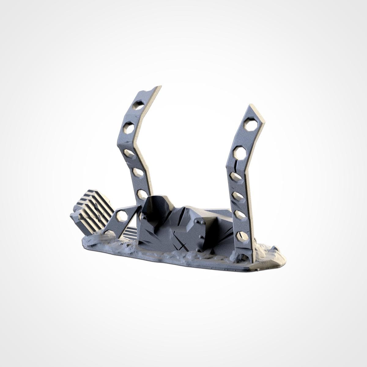 Modular CRASHED VEHICLES Txarli Factory Sci-Fi modular Wreckage Set, Perfect for Tabletop Wargames