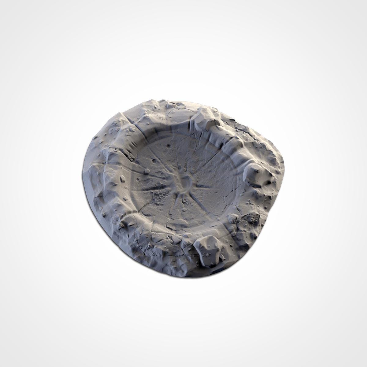 Modular BOMB CRATERS Txarli Factory Sci-Fi modular Wreckage Set, Perfect for Tabletop Wargames