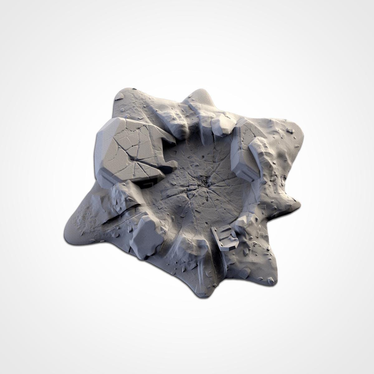 Modular BOMB CRATERS Txarli Factory Sci-Fi modular Wreckage Set, Perfect for Tabletop Wargames