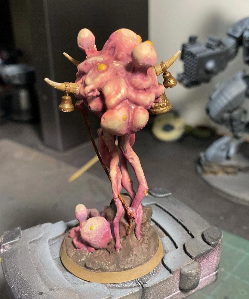 Decay Infected Air Mines, Imperial Plagued Industrial Terrain Features Sculpted by Tainted Windmill for Wargames set in the Grimdark Future