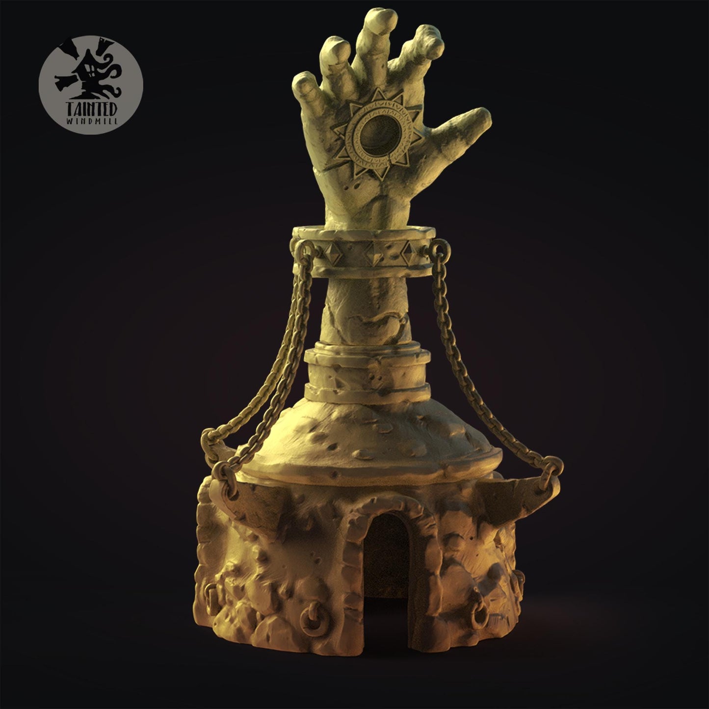 Desert Valley Rocks Terrain Set, Chaotic Plagued Terrain Sculpted by Tainted Windmill for Wargames set in the Grimdark Future