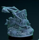 Chompa Riders, Space-Faring Orkish Menace Sculpted by Mekka Miniatures, Grimdark Compatible, Scaled for Sci-Fi Miniature Wargames