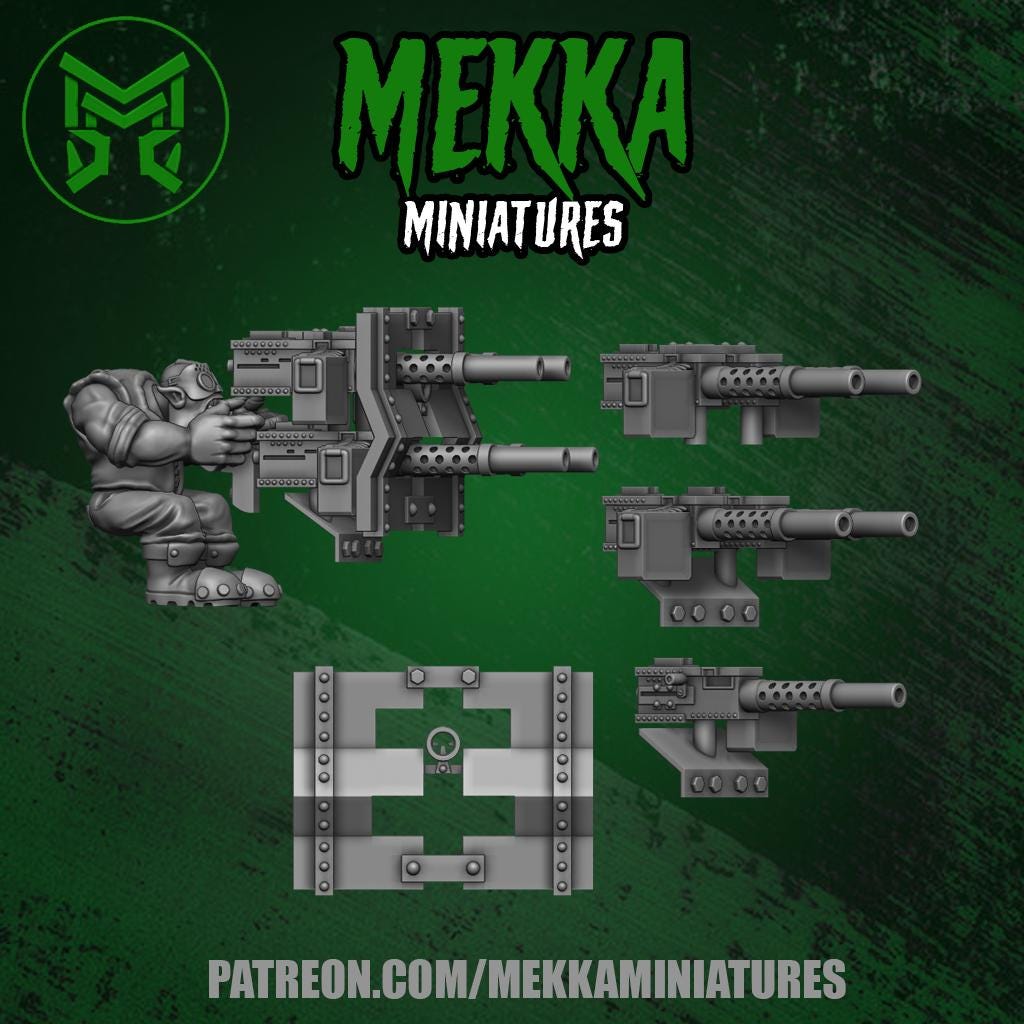 Orc Truck, Space-Faring Orkish Menace Sculpted by Mekka Miniatures, Grimdark Compatible, Scaled for Sci-Fi Miniature Wargames