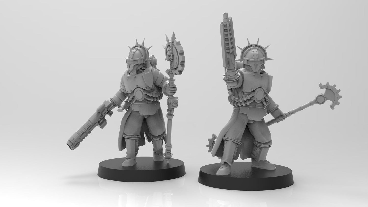 Lunar Auxilia Dark Adepts, Semi-Modular Sci-Fi warriors by ThatEvilOne, Sci-Fi Wargames Proxy, Imperial Auxillia Army