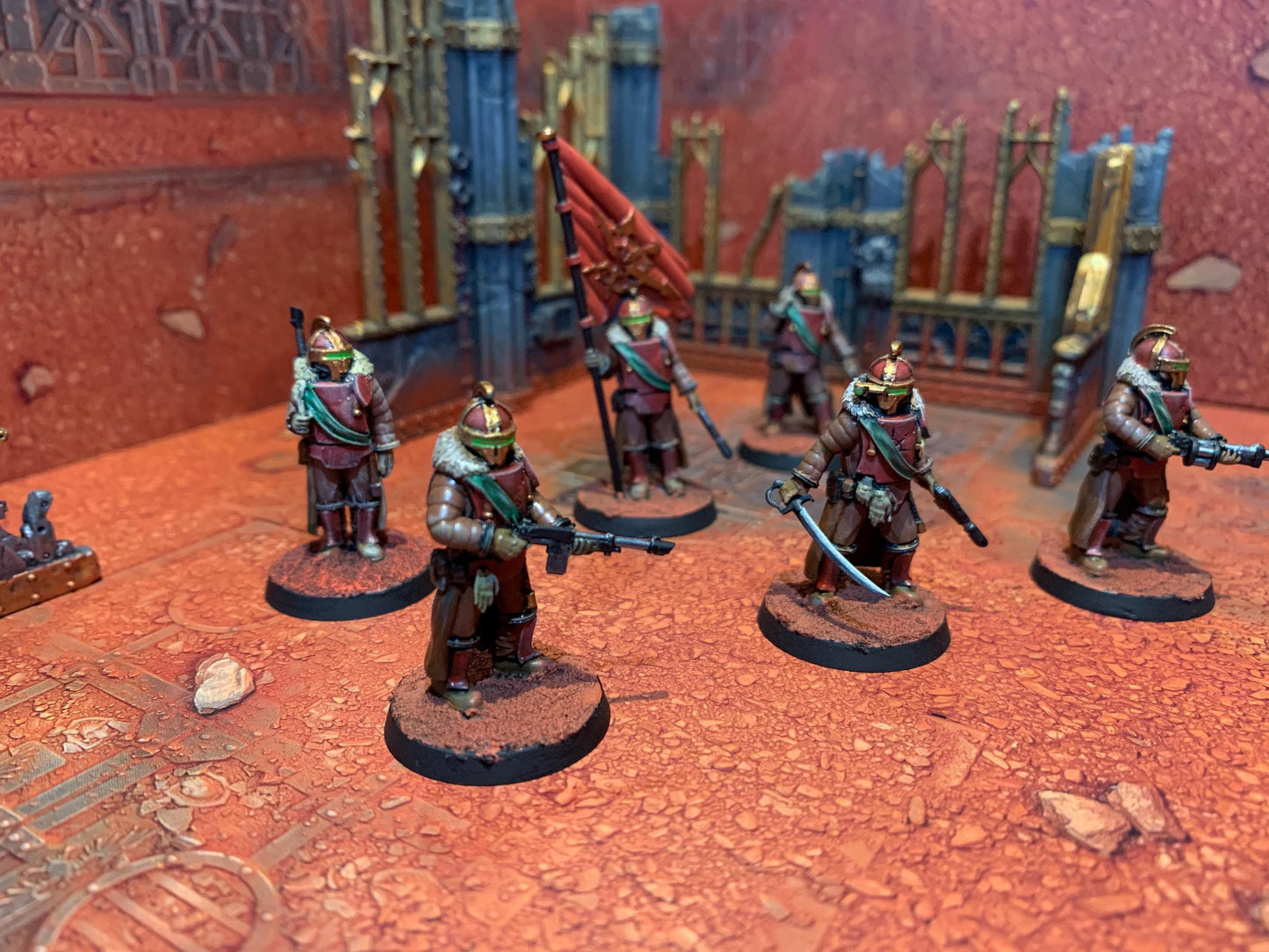 Lunar Auxilia Command Section, Semi-Modular Sci-Fi warriors by ThatEvilOne, Sci-fi Wargames Proxy, Imperial Auxillia Army