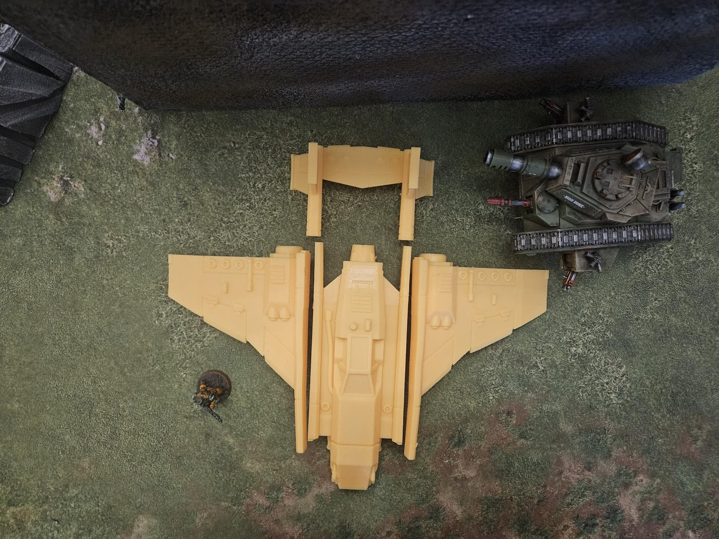 Pegasus Heavy Fighter, Modular Sci-Fi Vehicle by ThatEvilOne, Sci-fi Wargames Proxy
