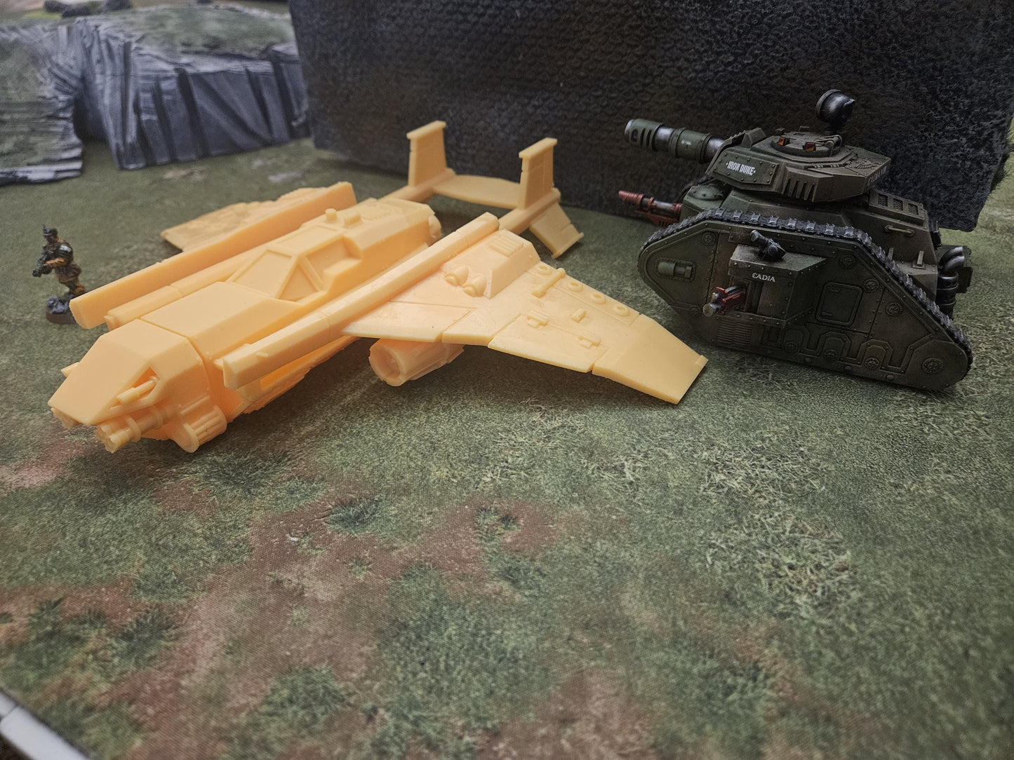 Pegasus Heavy Fighter, Modular Sci-Fi Vehicle by ThatEvilOne, Sci-fi Wargames Proxy