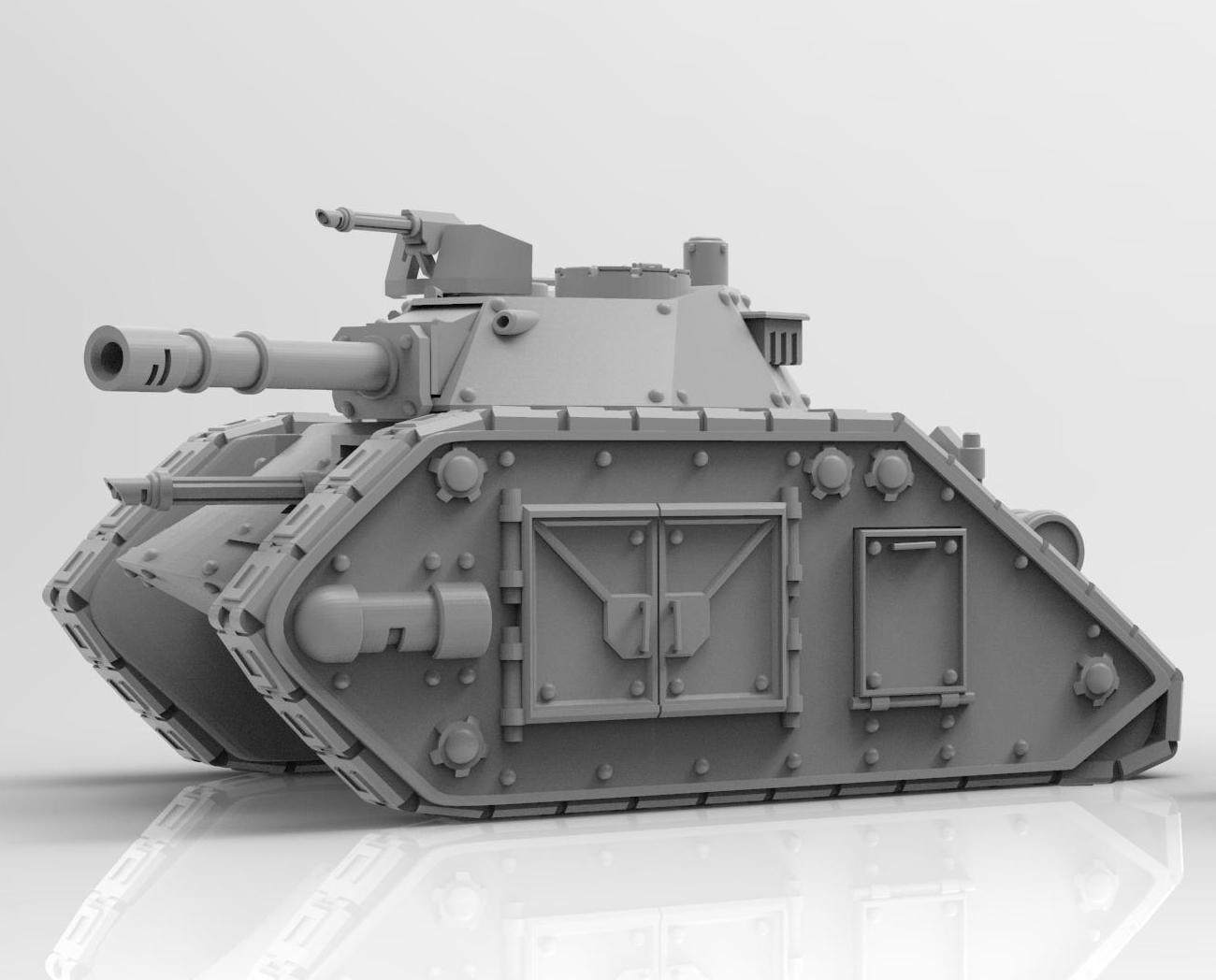 Lunar Auxilia Brigand Tank , Modular Sci-Fi Vehicle by ThatEvilOne, Sci-fi Wargames Proxy, Imperial heretic Auxillia Super Heavy Tank