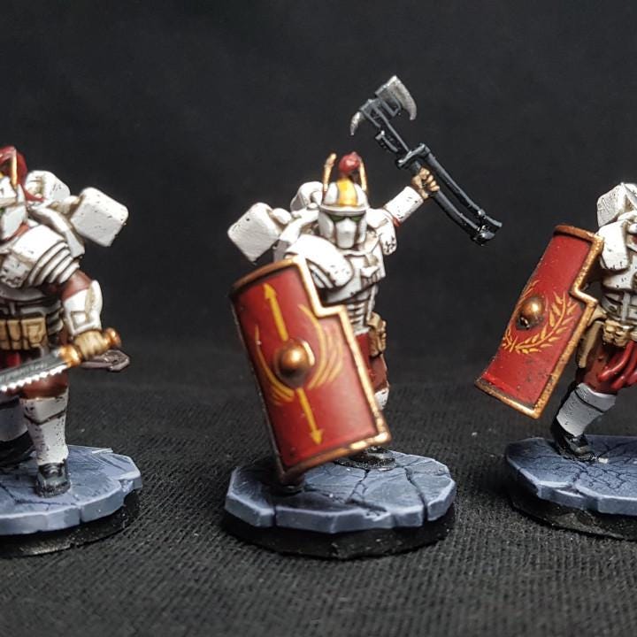 Roman NCO Pack, Imperial Guard, monopose Sci-Fi warriors by ThatEvilOne, Sci-fi Wargames Guard Proxy