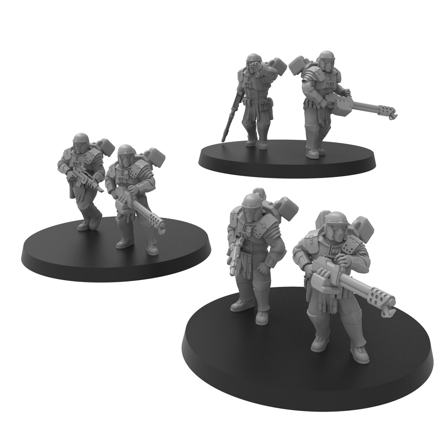 Roman Heavy Flamers, Imperial Guard, monopose Sci-Fi warriors by ThatEvilOne, Sci-fi Wargames Guard Proxy