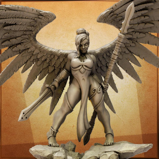 Oriash, Angelic Heroic Miniature for Tabletop Roleplaying games by Codex Universalis