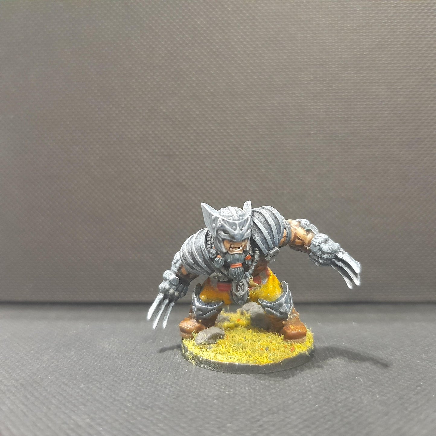Dwogan Mithrilclaw, Dwarven Fighter Heroic Miniature for Tabletop Roleplaying games by Codex Universalis
