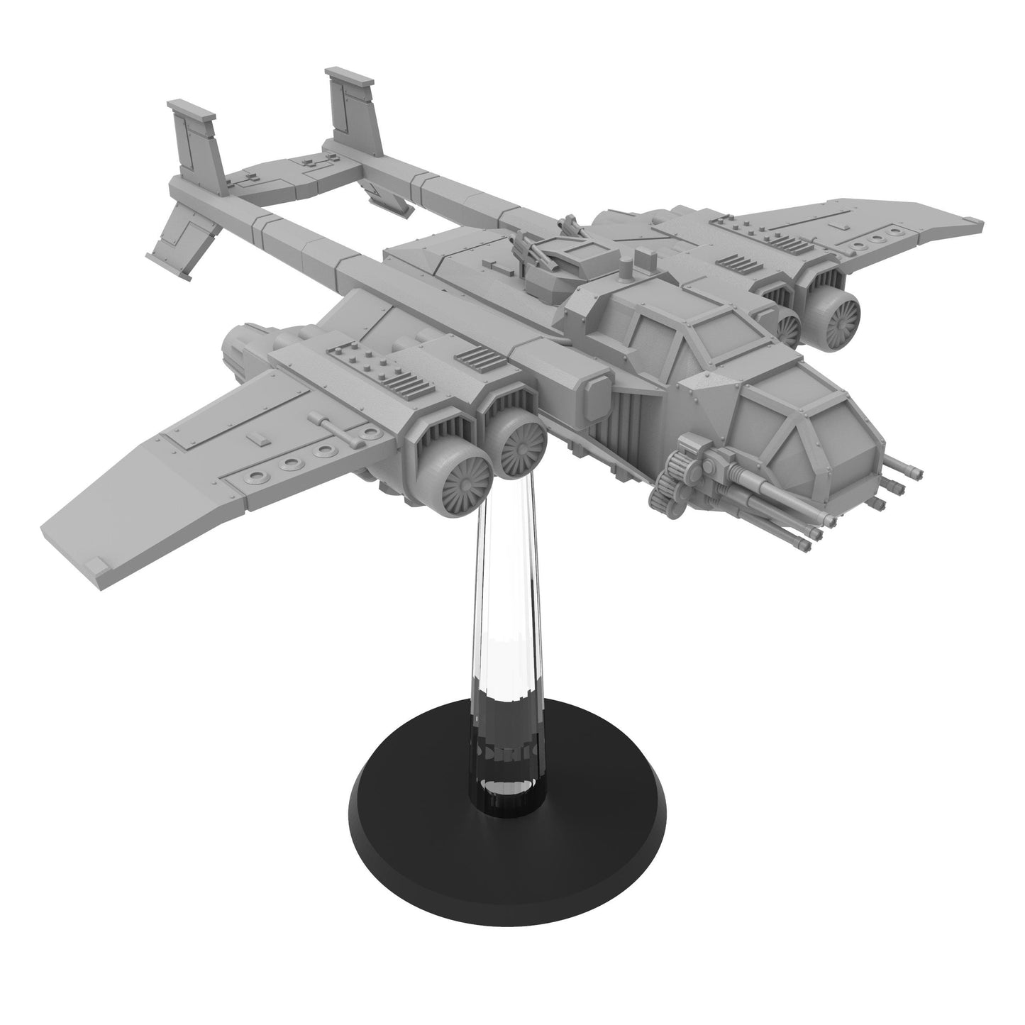 Smol Lunar Auxilia Nemitas Strike Bomber, 8mm Scale Monopose Sci-Fi warriors by ThatEvilOne, Miniature Sci-Fi WargamesProxy