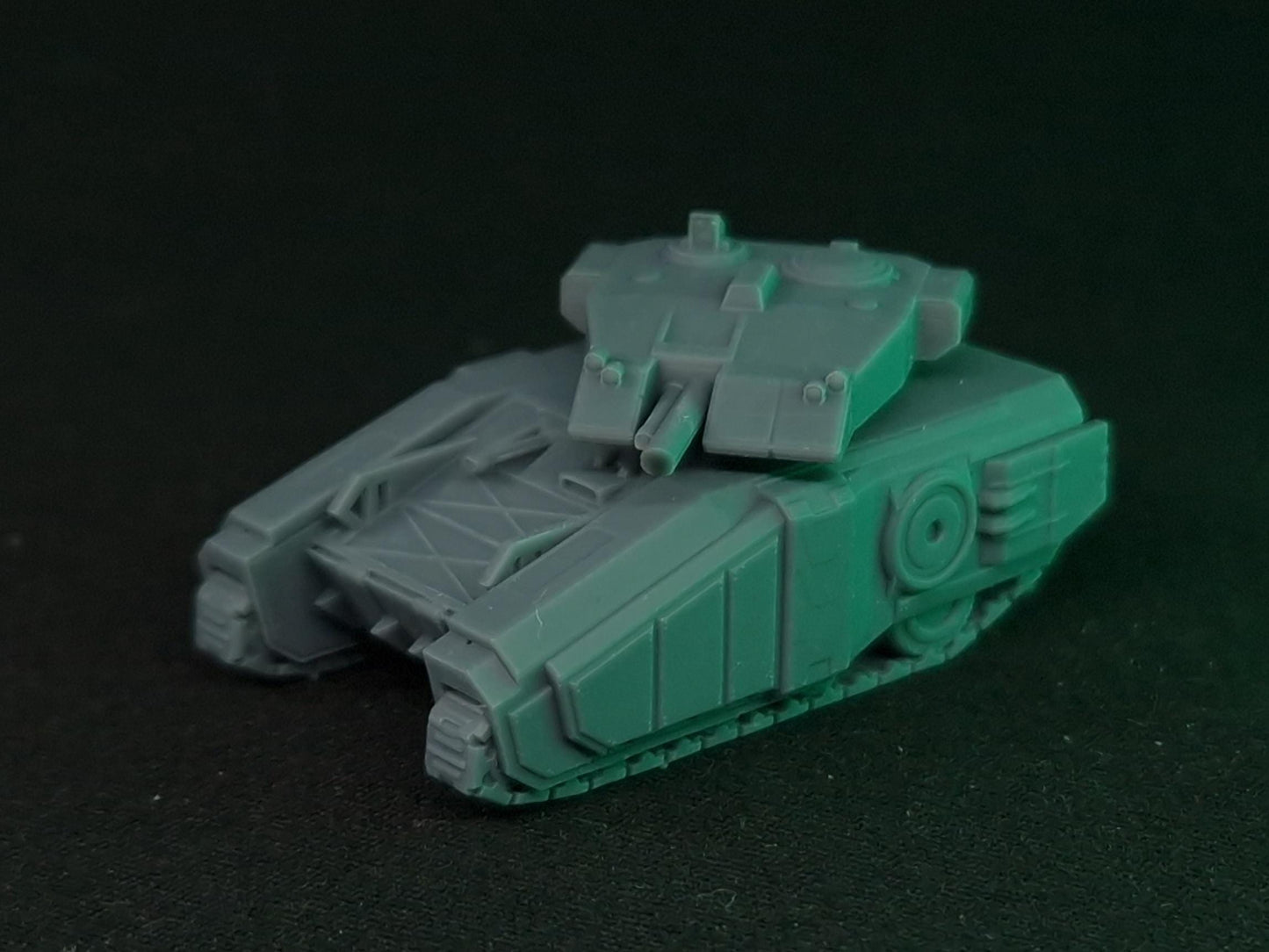 Smol Heckghost Enforcer MBT, 8mm Scale Monopose Sci-Fi warriors by ThatEvilOne, Miniature Sci-Fi Wargames Proxy